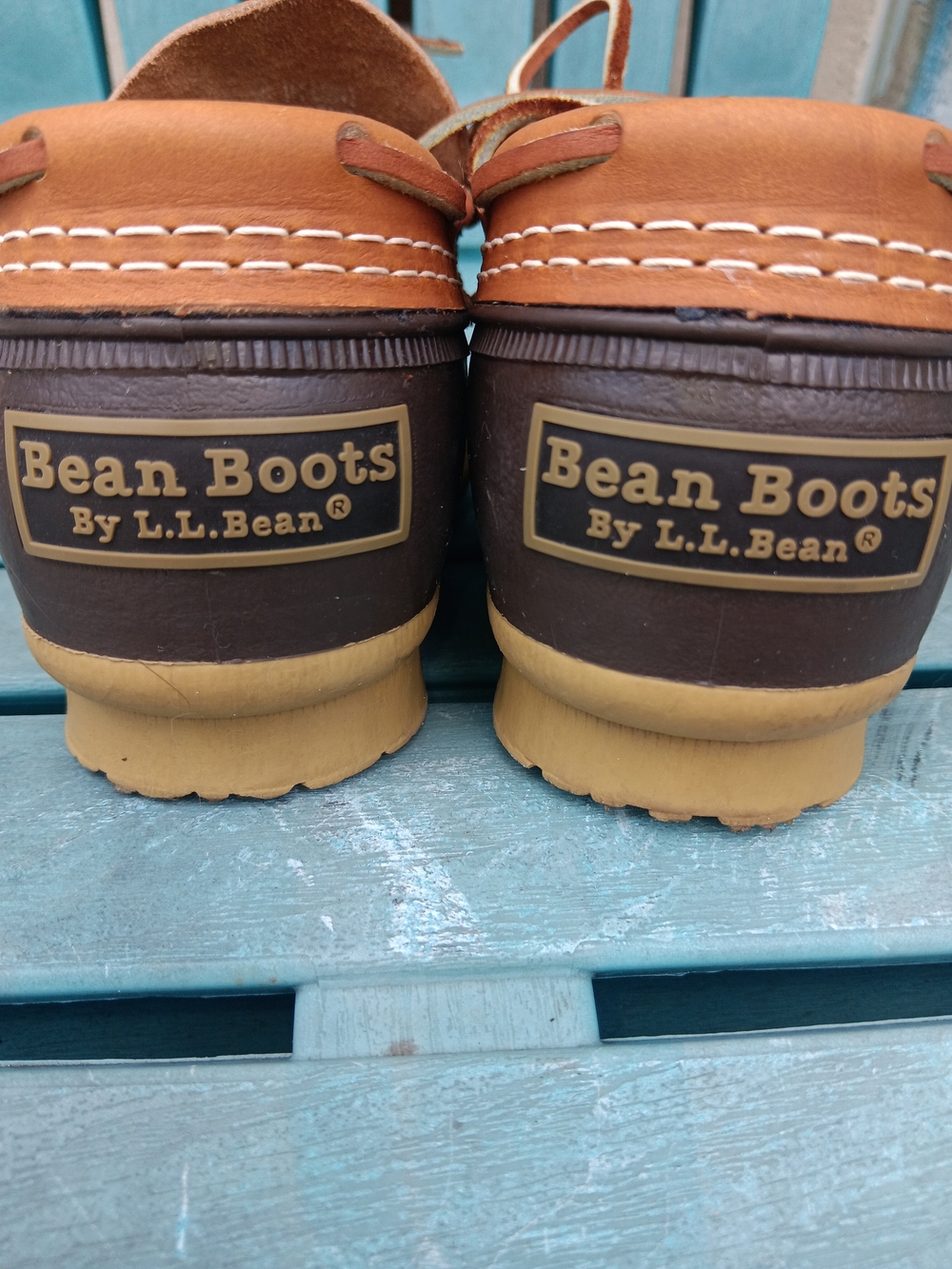 L.L. Bean Brown and Tan Duck Boots - Women's Ankle Booties - Picture 4 of 14